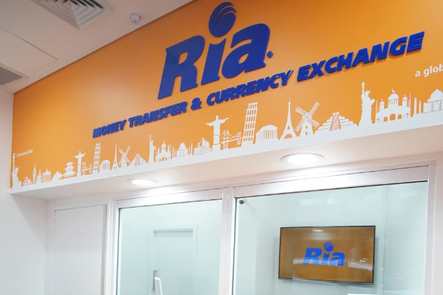 RIA currency exchange fitout sydney